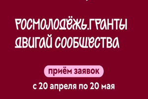 Изображение записи «Росмолодёжь.Гранты: Двигай сообщества»