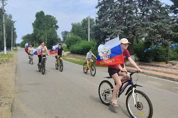 Изображение записи Велопробег «Под флагом России»